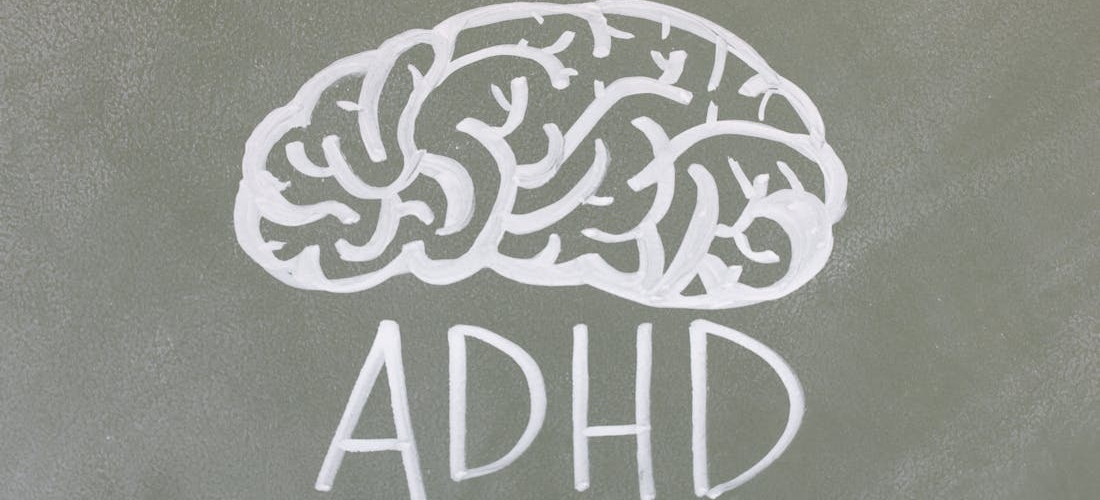 ADHD brain drawing