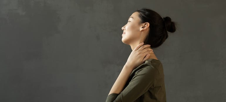 Person experiencing chronic pain.
