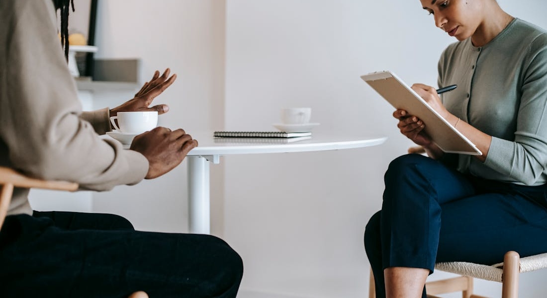a man in therapy