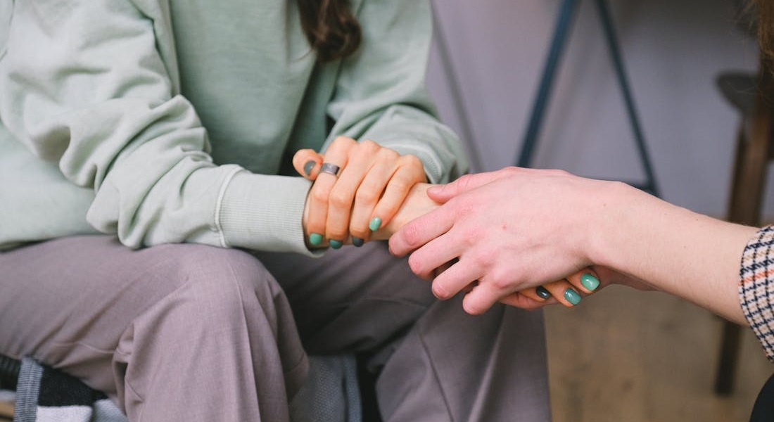 people holding hands