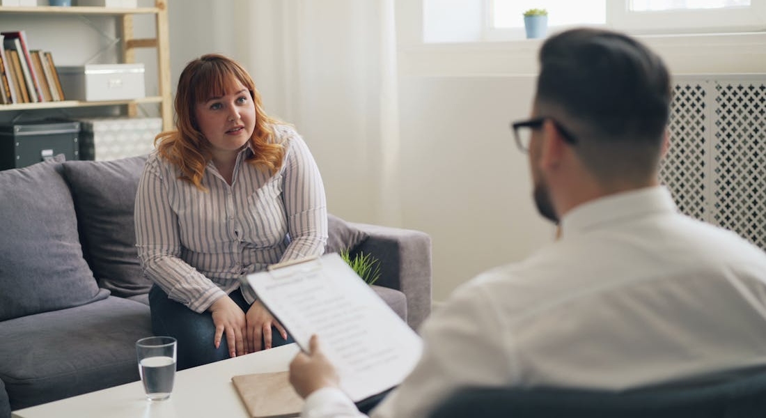 woman in therapy
