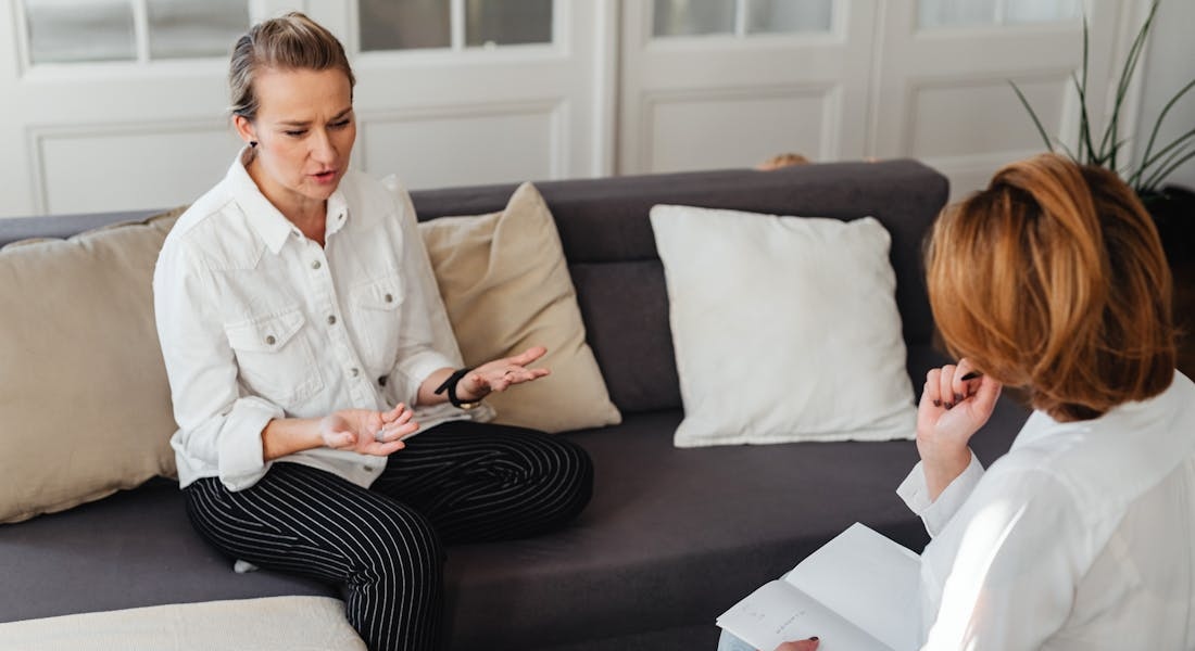 women talking about addiction and mental health treatment in Virginia